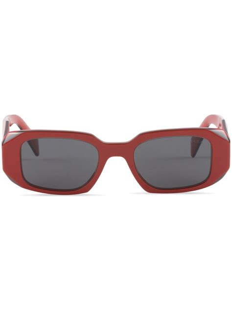 prada eyewear rectangle-frame sunglasses|prada rectangular sunglasses.